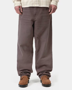 Carhartt WIP Single Knee Pant Relaxed Fit Canvas Trousers - Shale Stone Canvas