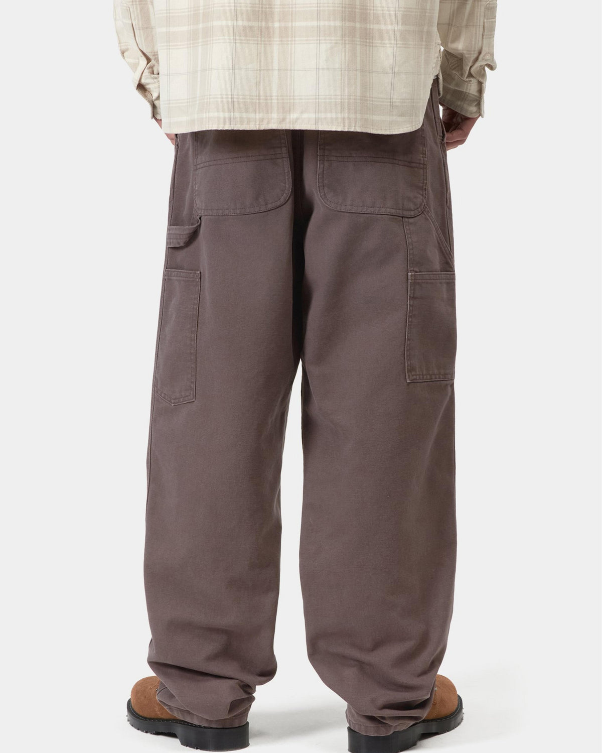 Carhartt WIP Single Knee Pant Relaxed Fit Canvas Trousers - Shale Stone Canvas | Carhartt WIP Chinos & Trousers | JEANSTORE
