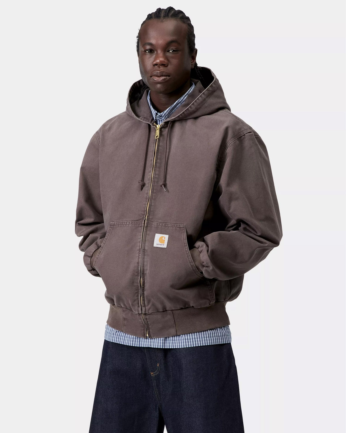 Carhartt WIP OG Active Jacket - Shale Stone Canvas