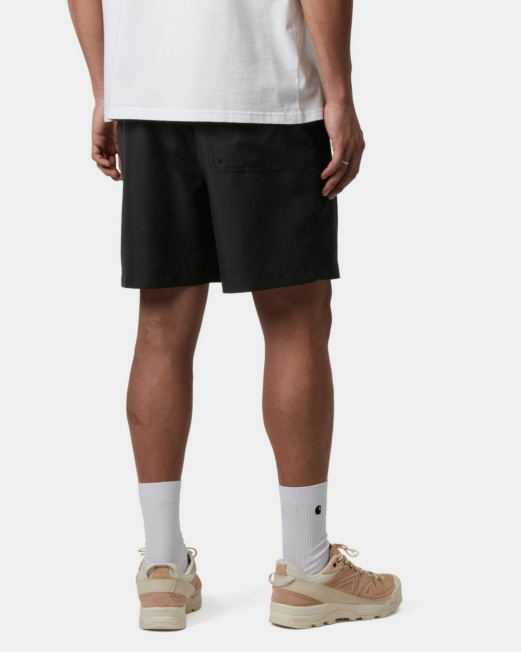 Carhartt WIP Chase Swim Trunks - Black / Gold | Carhartt WIP Shorts | JEANSTORE