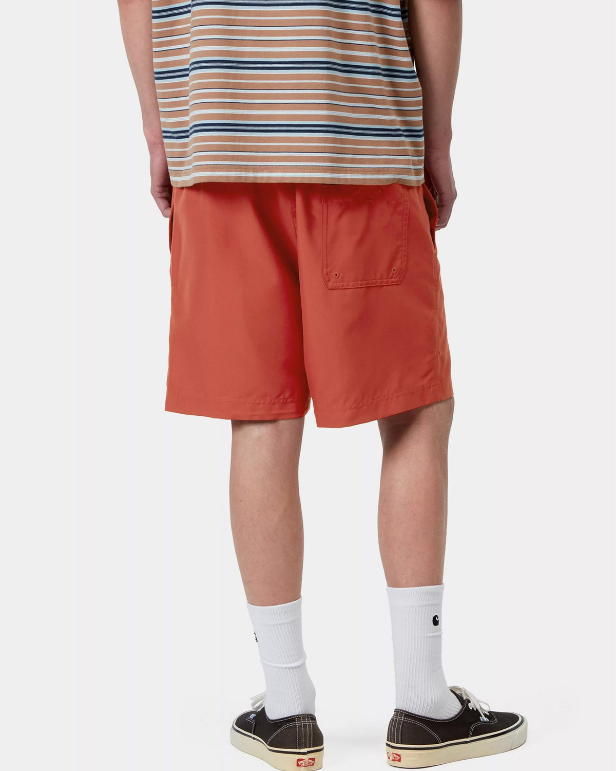 Carhartt WIP Chase Swim Trunks - Oxide Red / Gold | Carhartt WIP Shorts | JEANSTORE
