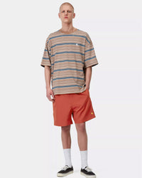 Carhartt WIP Chase Swim Trunks - Oxide Red / Gold | Carhartt WIP Shorts | JEANSTORE