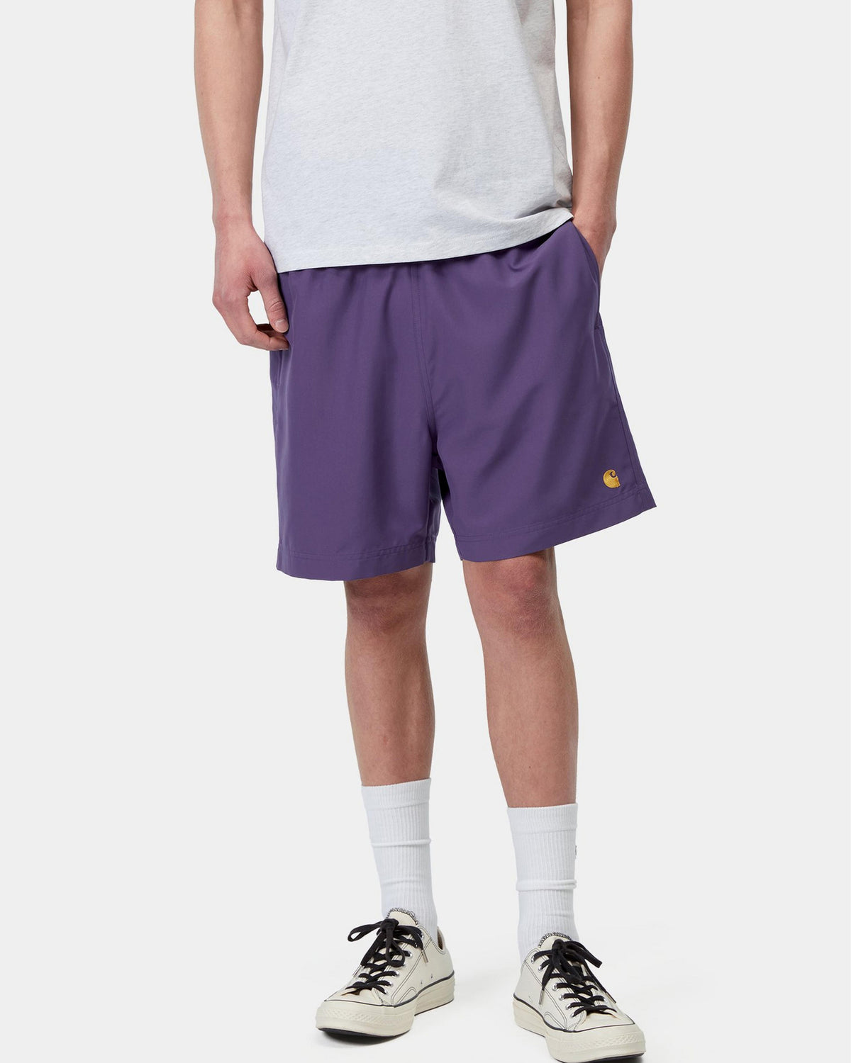 Carhartt WIP Chase Swim Trunks - Calla / Gold