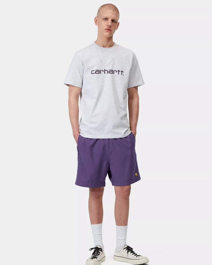 Carhartt WIP Chase Swim Trunks - Calla / Gold