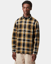 Carhartt WIP L/S Vaughn Check Shirt - Dijon | Carhartt WIP Shirts | JEANSTORE