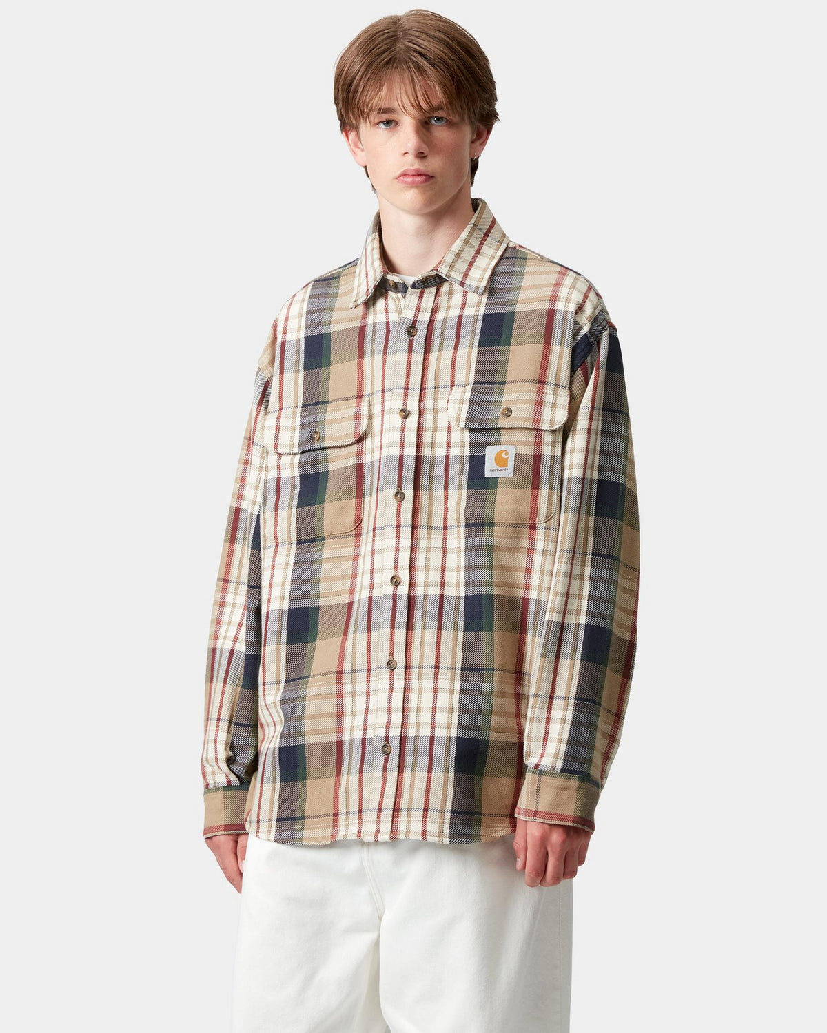 Carhartt WIP Tamblyn Shirt - Tamblyn Check / Leather | Carhartt WIP Shirts | JEANSTORE