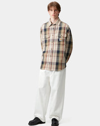 Carhartt WIP Tamblyn Shirt - Tamblyn Check / Leather | Carhartt WIP Shirts | JEANSTORE