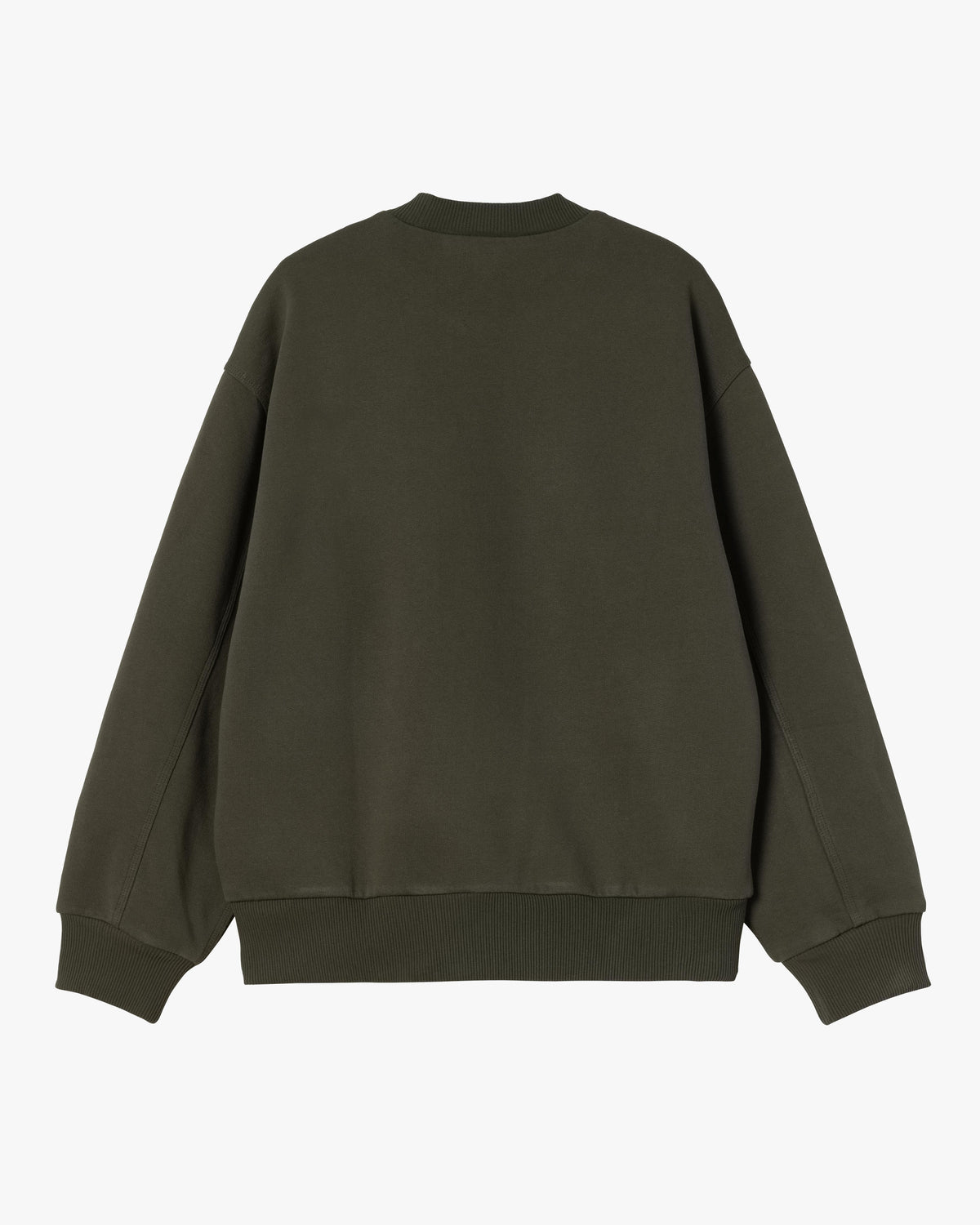 Carhartt WIP Detroit Sweat - Olive Stone Washed