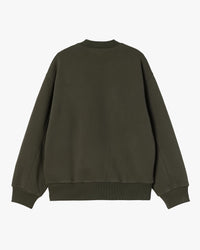 Carhartt WIP Detroit Sweat - Olive Stone Washed