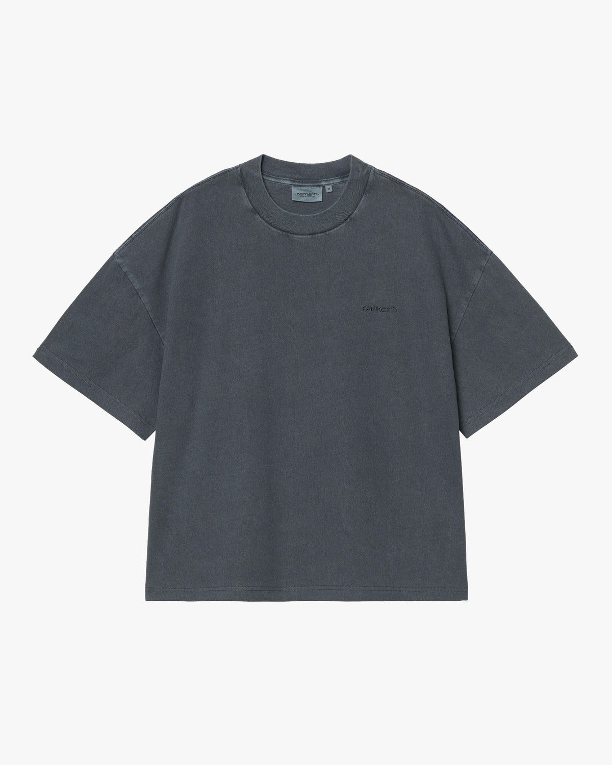 Carhartt WIP S/S Benton Tee - Carbon Garment Dyed