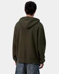 Carhartt WIP Active Sweat Jacket - Olive Stone Washed