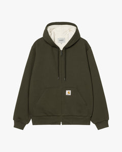 Carhartt WIP Active Sweat Jacket - Olive Stone Washed