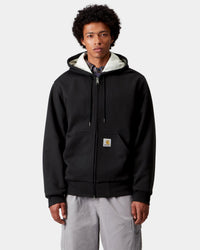 Carhartt WIP Active Sweat Jacket - Black Stone Washed | Carhartt WIP Jackets & Coats | JEANSTORE