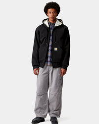 Carhartt WIP Active Sweat Jacket - Black Stone Washed | Carhartt WIP Jackets & Coats | JEANSTORE