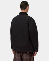 Carhartt WIP OG Chore Coat - Black / Black Stone Canvas