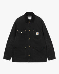 Carhartt WIP OG Chore Coat - Black / Black Stone Canvas