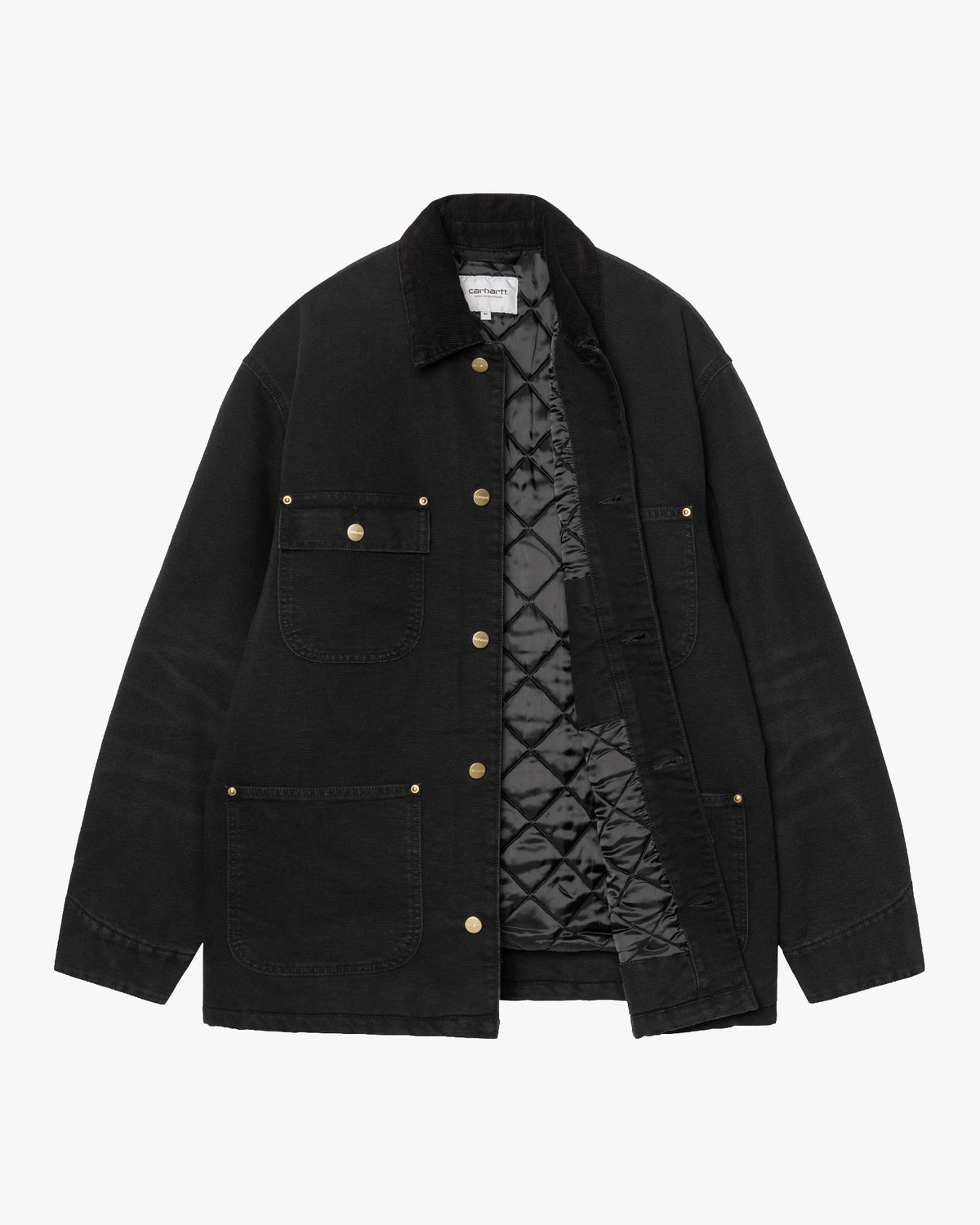 Carhartt WIP OG Chore Coat - Black / Black Stone Canvas