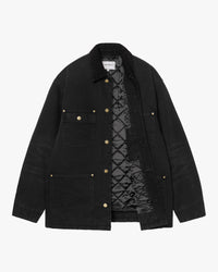 Carhartt WIP OG Chore Coat - Black / Black Stone Canvas