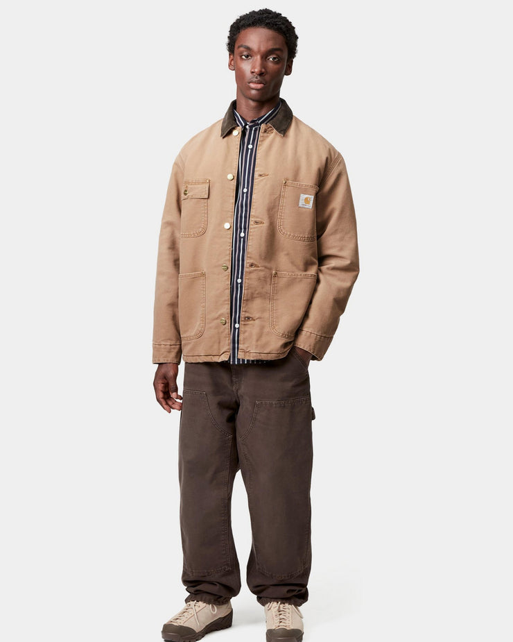 Carhartt WIP OG Chore Coat - Hamilton Brown / Tobacco Stone Canvas | Carhartt WIP Jackets & Coats | JEANSTORE