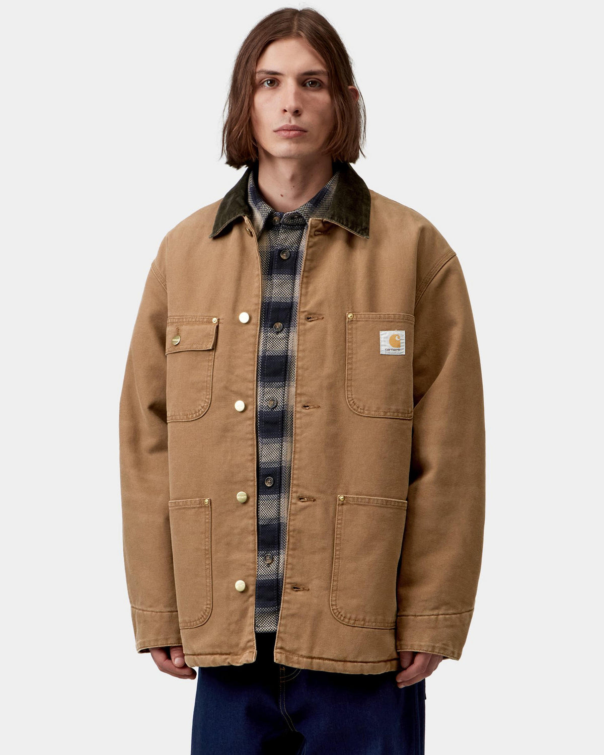 Carhartt WIP OG Chore Coat - WIP Hamilton Brown / Tobacco Stone Canvas
