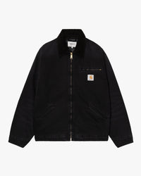Carhartt WIP OG Detroit Jacket - Black / Black Stone Canvas | Carhartt WIP Jackets & Coats | JEANSTORE