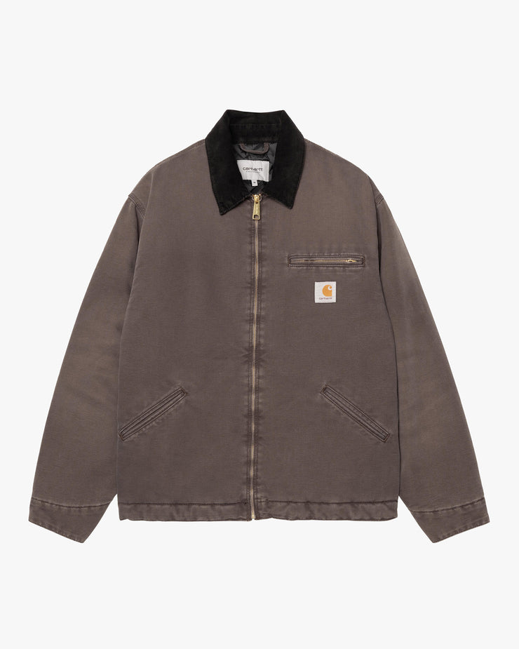 Carhartt WIP OG Detroit Jacket - Tobacco / Black Stone Canvas