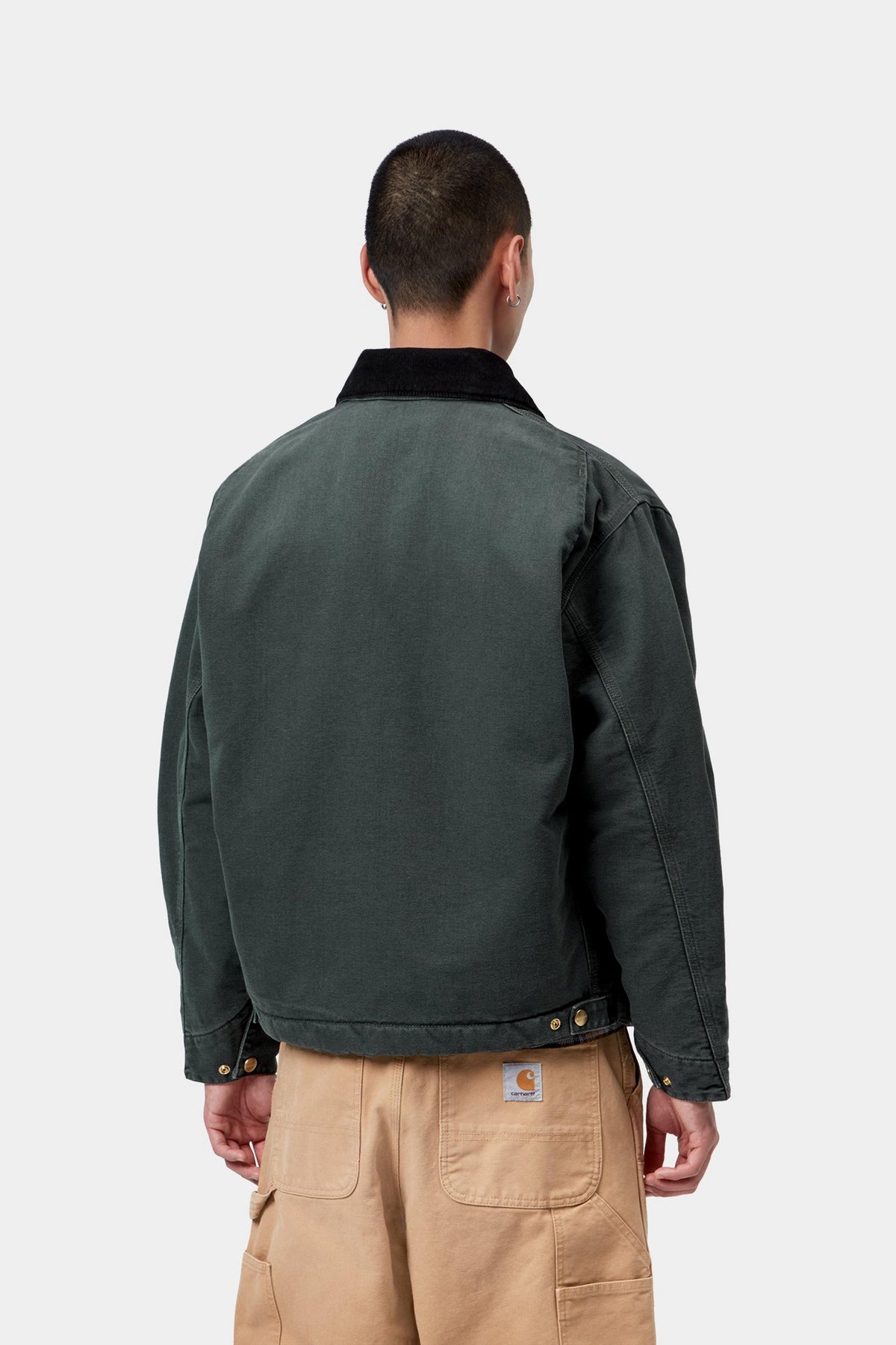 Carhartt WIP OG Detroit Jacket - Raven / Black Stone Canvas
