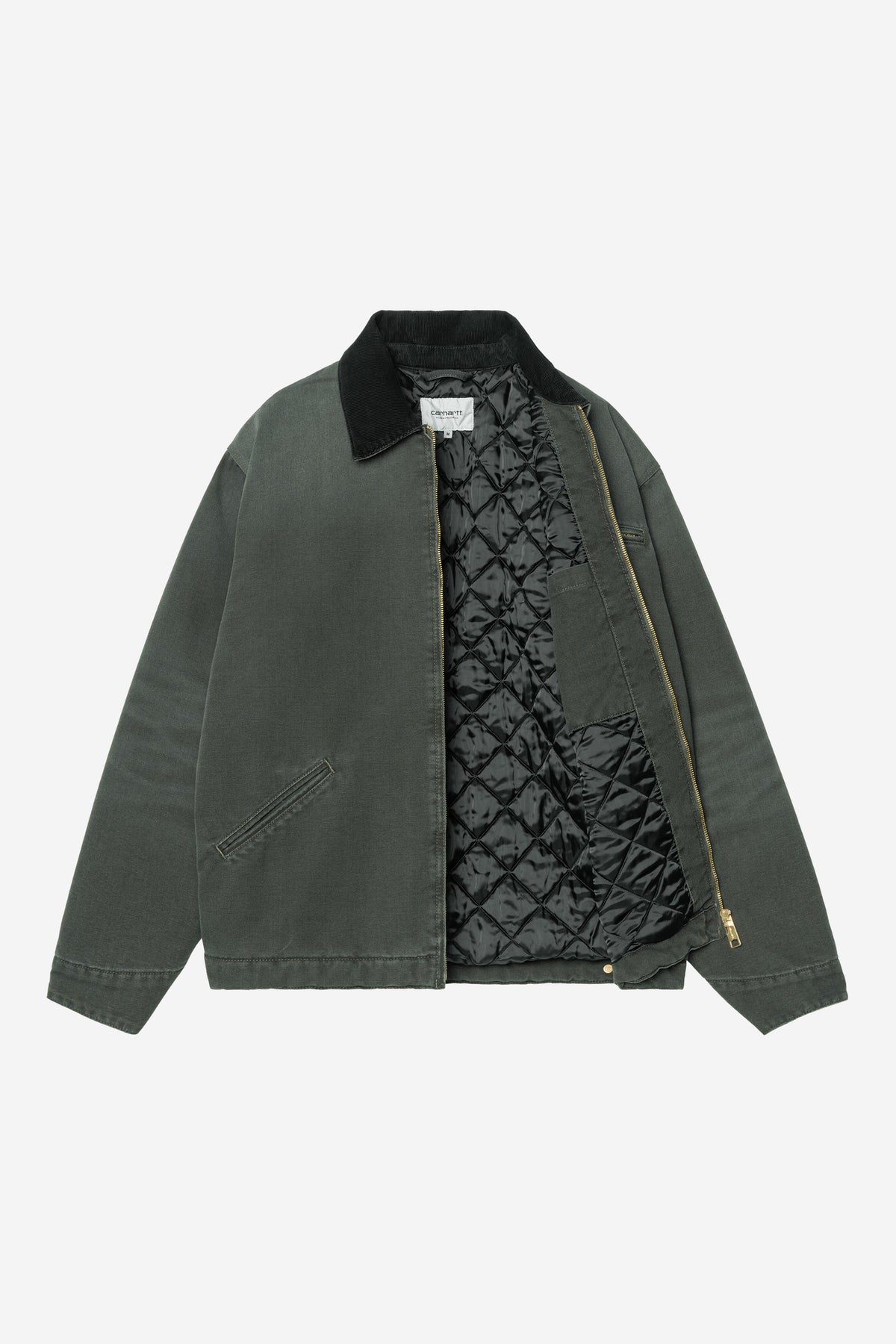 Carhartt WIP OG Detroit Jacket - Raven / Black Stone Canvas