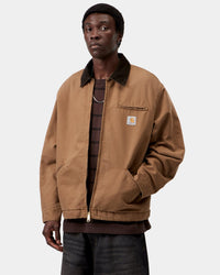 Carhartt WIP OG Detroit Jacket - WIP Hamilton Brown / Tobacco Stone Canvas