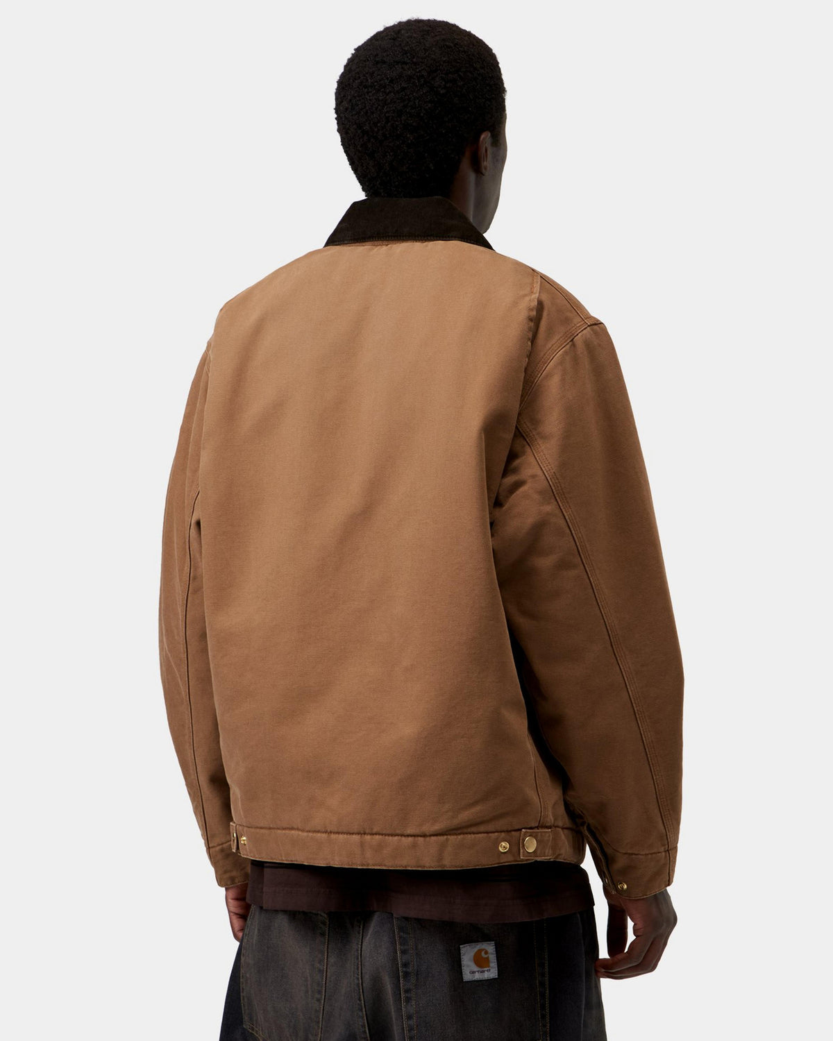 Carhartt WIP OG Detroit Jacket - WIP Hamilton Brown / Tobacco Stone Canvas