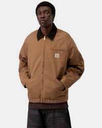 Carhartt WIP OG Detroit Jacket - WIP Hamilton Brown / Tobacco Stone Canvas