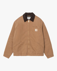 Carhartt WIP OG Detroit Jacket - WIP Hamilton Brown / Tobacco Stone Canvas