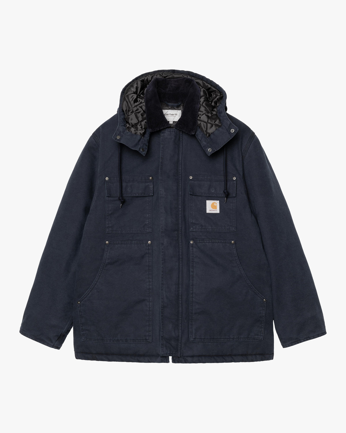Carhartt WIP Ambel Coat - Deep Night Stone Washed | Carhartt WIP Jackets & Coats | JEANSTORE
