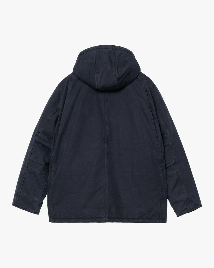 Carhartt WIP Ambel Coat - Deep Night Stone Washed | Carhartt WIP Jackets & Coats | JEANSTORE
