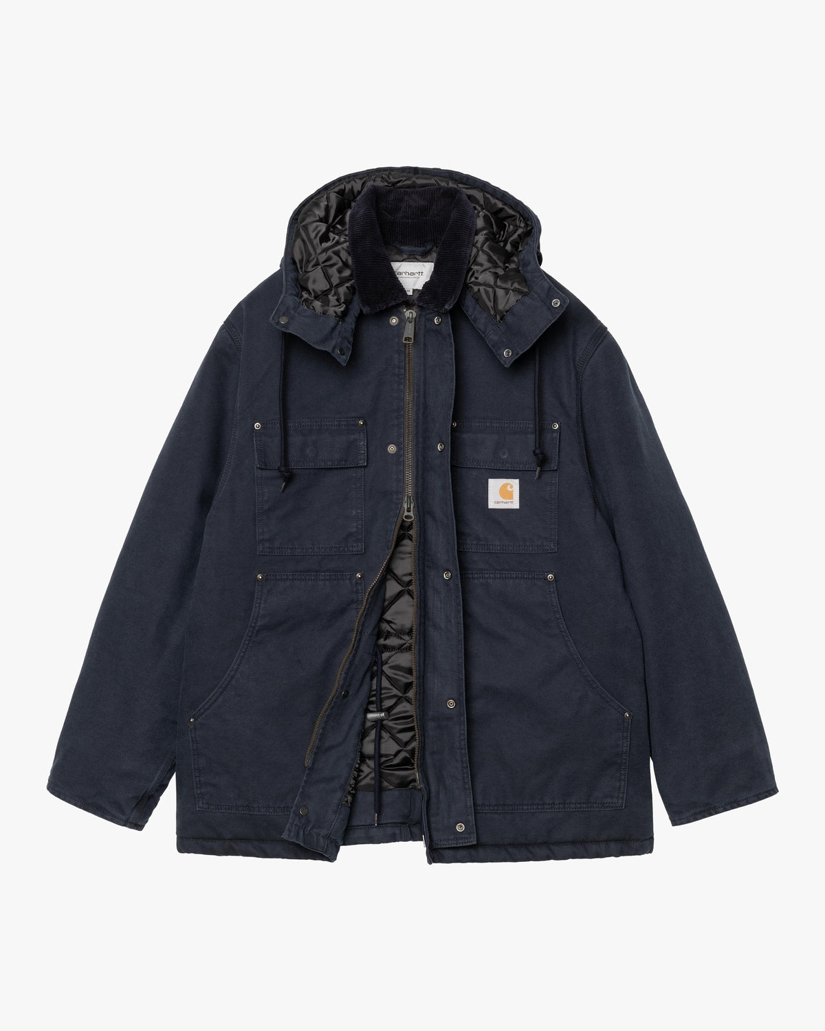 Carhartt WIP Ambel Coat - Deep Night Stone Washed | Carhartt WIP Jackets & Coats | JEANSTORE