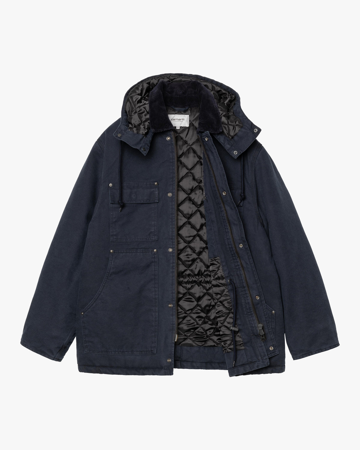 Carhartt WIP Ambel Coat - Deep Night Stone Washed | Carhartt WIP Jackets & Coats | JEANSTORE