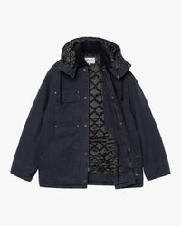 Carhartt WIP Ambel Coat - Deep Night Stone Washed | Carhartt WIP Jackets & Coats | JEANSTORE