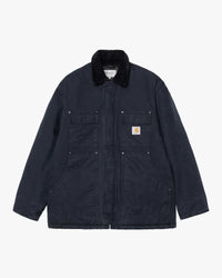 Carhartt WIP Ambel Coat - Deep Night Stone Washed | Carhartt WIP Jackets & Coats | JEANSTORE