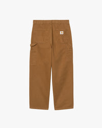 Carhartt WIP OG Single Knee Pant Loose Fit Canvas Trousers - Hamilton Brown Stone Washed