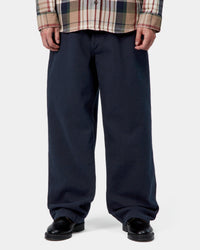 Carhartt WIP OG Single Knee Pant Loose Fit Canvas Trousers - Deep Night Stone Washed | Carhartt WIP Chinos & Non-Denim Pants | JEANSTORE