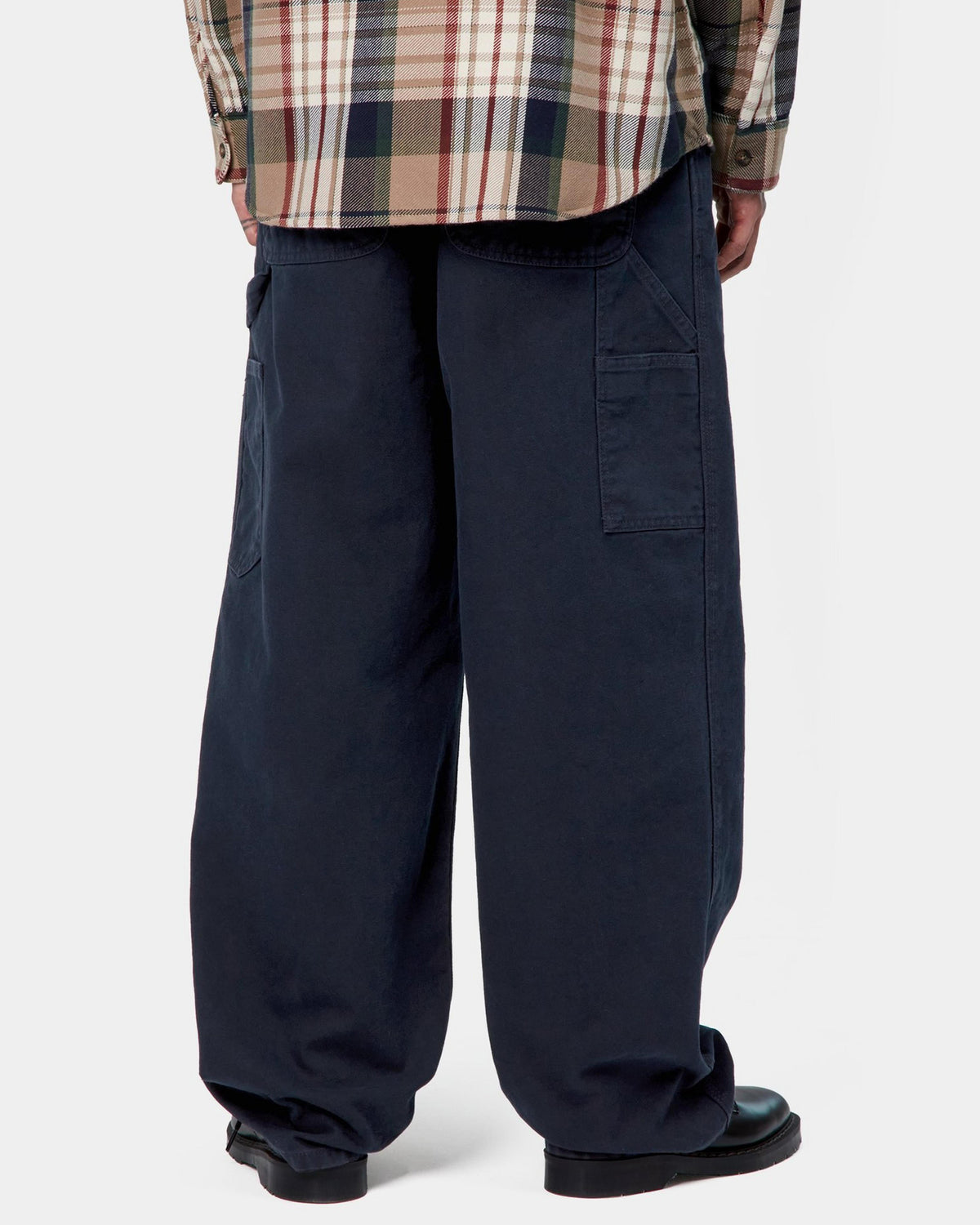 Carhartt WIP OG Single Knee Pant Loose Fit Canvas Trousers - Deep Night Stone Washed | Carhartt WIP Chinos & Non-Denim Pants | JEANSTORE