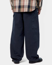 Carhartt WIP OG Single Knee Pant Loose Fit Canvas Trousers - Deep Night Stone Washed | Carhartt WIP Chinos & Non-Denim Pants | JEANSTORE