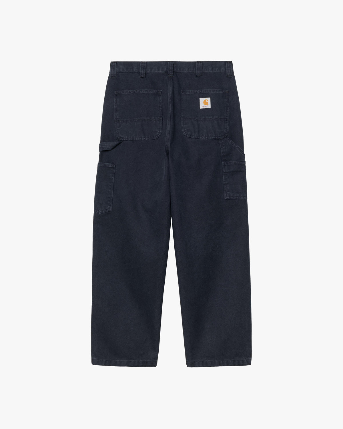 Carhartt WIP OG Single Knee Pant Loose Fit Canvas Trousers - Deep Night Stone Washed | Carhartt WIP Chinos & Non-Denim Pants | JEANSTORE