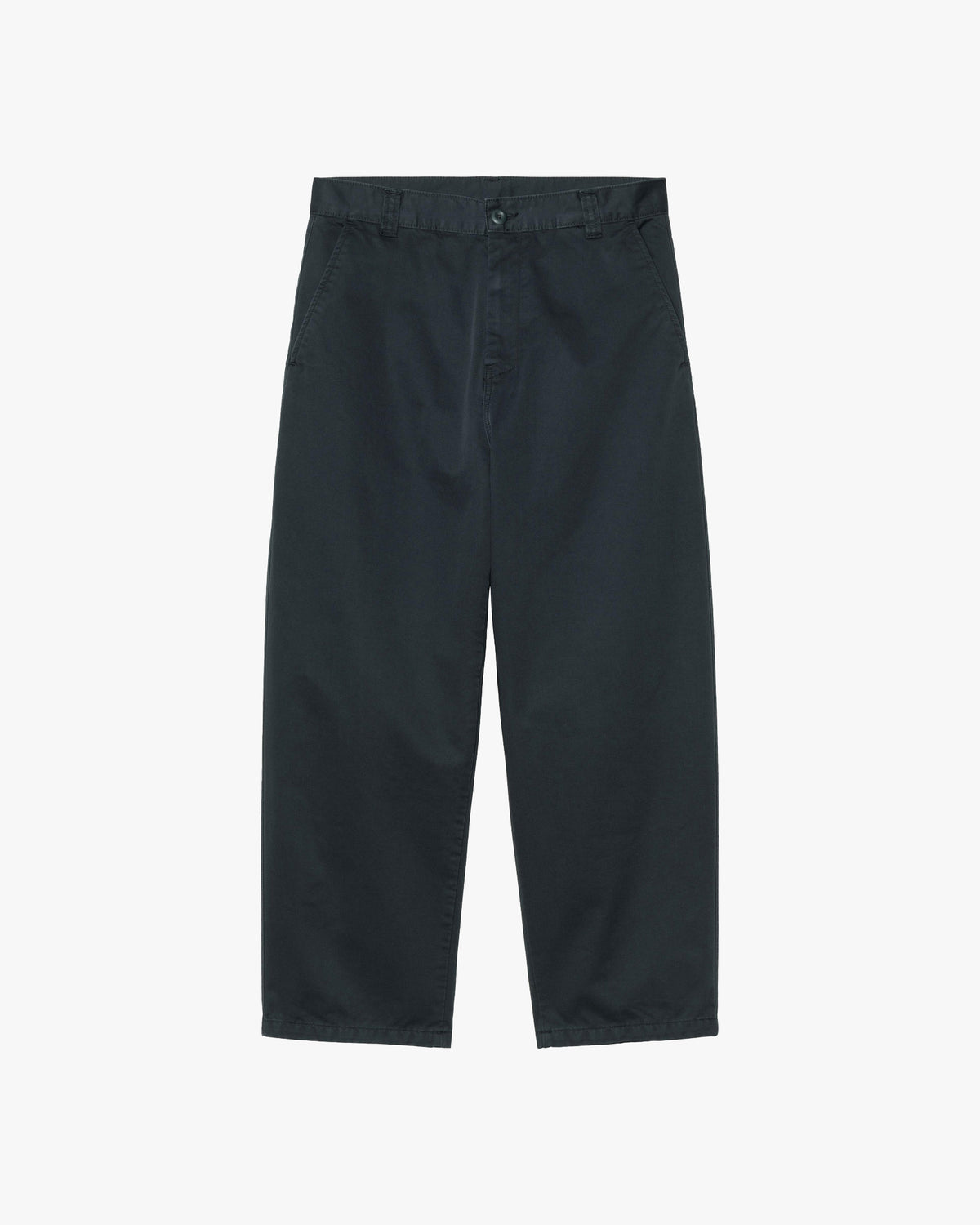 Carhartt WIP Brady Pant Relaxed Straight Fit Trousers - Carbon Stone Washed | Carhartt WIP Chinos & Trousers | JEANSTORE