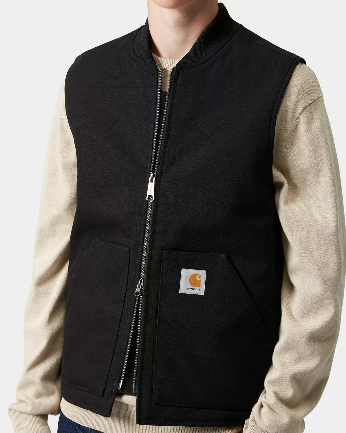 Carhartt WIP Classic Vest - Black Rigid | Carhartt WIP Jackets & Coats | Jeanstore