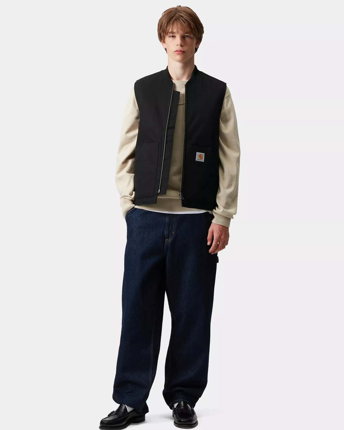 Carhartt WIP Classic Vest - Black Rigid | Carhartt WIP Jackets & Coats | Jeanstore