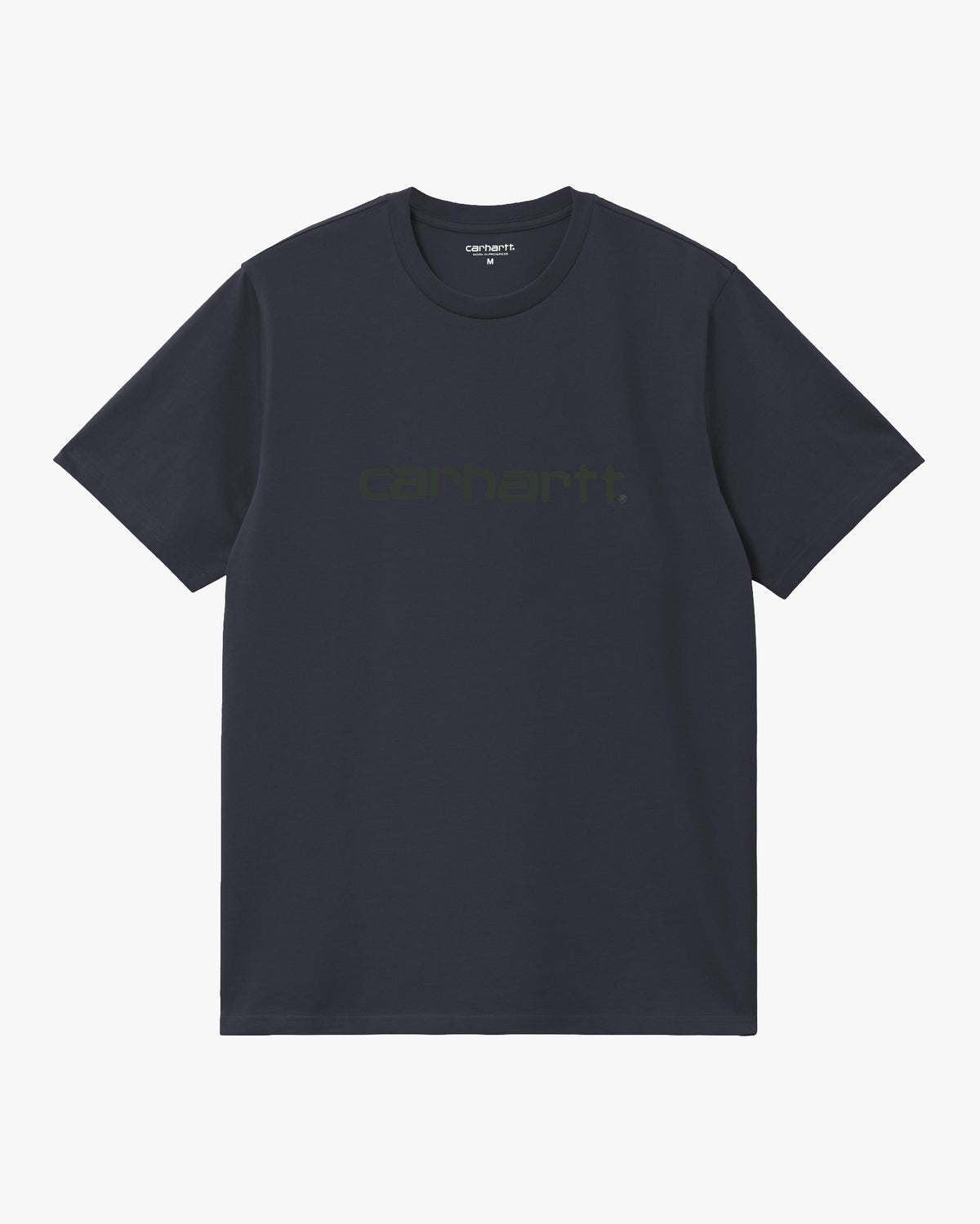 Carhartt WIP S/S Script Tee - Dark Navy / Dark Scarab