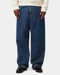 Carhartt WIP Brandon Pant Loose Straight Mens Jeans - Blue Stone Washed | Carhartt WIP Jeans | JEANSTORE