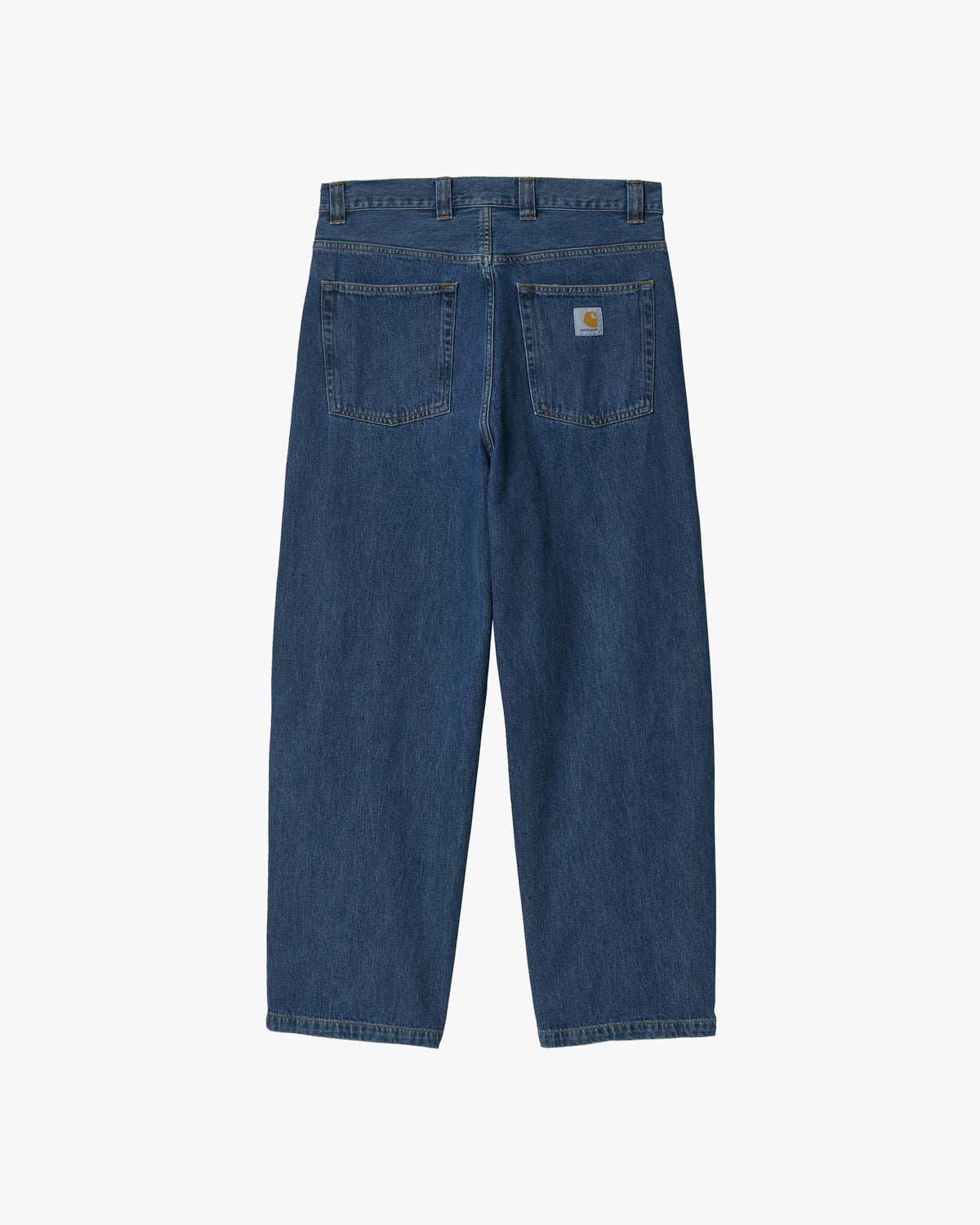 Carhartt WIP Brandon Pant Loose Straight Mens Jeans - Blue Stone Washed | Carhartt WIP Jeans | JEANSTORE