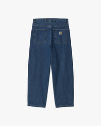 Carhartt WIP Brandon Pant Loose Straight Mens Jeans - Blue Stone Washed | Carhartt WIP Jeans | JEANSTORE